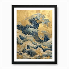 Great Wave Off Kanagawa 5 Art Print