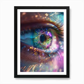 Psychedelic Eye 2 Art Print