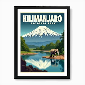 Kilimanjaro National Park Art Print