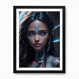 Elf Girl Print  Art Print