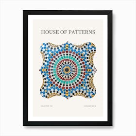 Tile Pattern Poster 9 Art Print