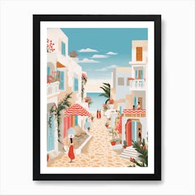 Hammamet Tunisia 1 Illustration Art Print