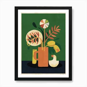 Flowers In A Vase 28 Art Print