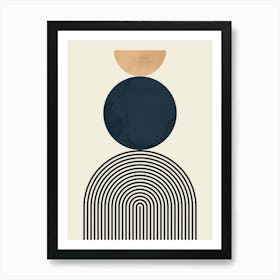 Contemporary modern art 55 Art Print