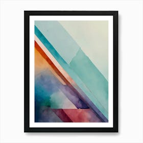 Abstract Watercolor Painting 11 Art Print