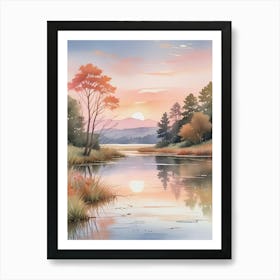 Watercolor Landscape Art Print (2) Art Print