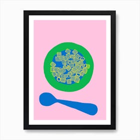 Bowl Of pasta Art Print