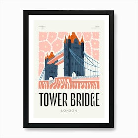 Travel Tower Bridge London Abstract Gallery Art Print