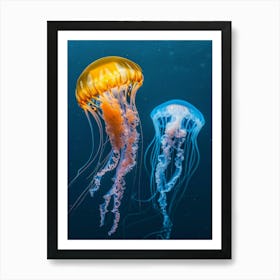 Jellyfishes 4 Art Print