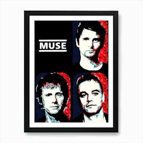 Muse band music Art Print