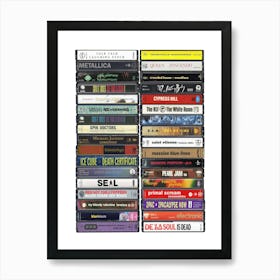 1991 Music - Cassette Print - Born in '91 Art Print