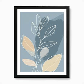 Abstract Leaves 46 Art Print