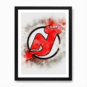 New Jersey Devils Art Print