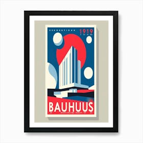 Bauhaus exhitbition poster Art Print