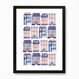 Houses Art Print