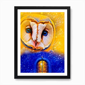 Owl wisdom Art Print