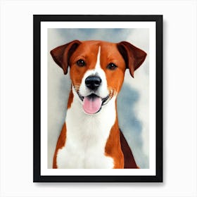 Basenji 3 Watercolour Dog Art Print