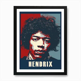 Jimi Hendrix Art Print