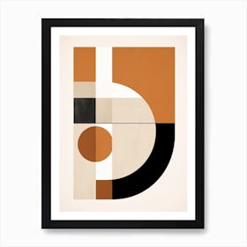 Abstract Bauhaus Alchemy: Geometric Potions Art Print