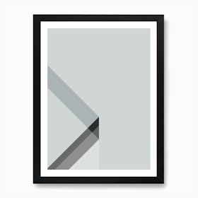 Crisp Angles In Space Art Print