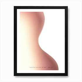 Orange Gradient 3 Art Print