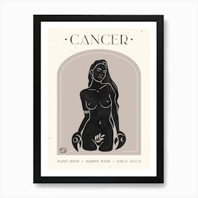 Cancer Celestial Art Print