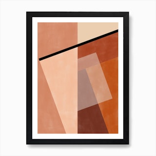 Bauhaus Geometric No1 Poster