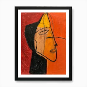 Abstract Of A Woman 57 Art Print