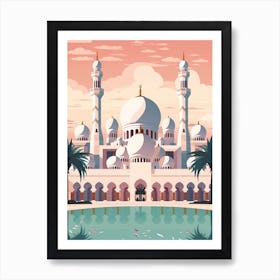 The Sheikh Zayed Mosque Abu Dhabi Art Print