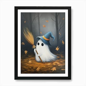 Ghost In The Woods 25 Art Print