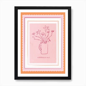 Bouquet Of Wild Flowers Art Print