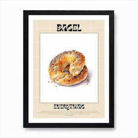 Everything Bagel 3 Art Print