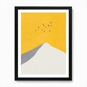 Birds Flying In The Sky Art Print