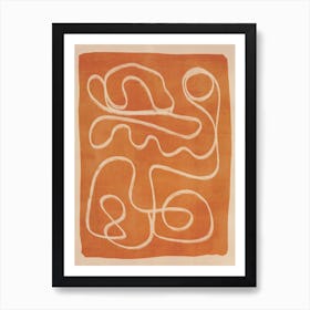 Abstract Line 5 Art Print