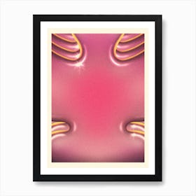 Pink Jelly Fusion Art Print