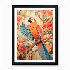 Macaw 3 Detailed Bird Painting Art Print