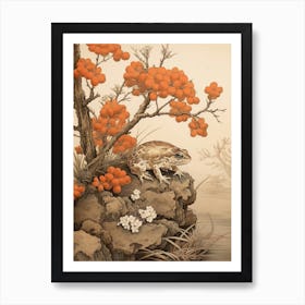 Vintage Japanese Toad 7 Art Print