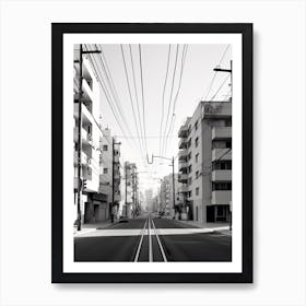 Tel Aviv, Israel, Photography In Black And White 4 Art Print