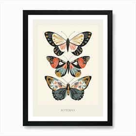 Colourful Insect Illustration Butterfly 9 Poster Art Print