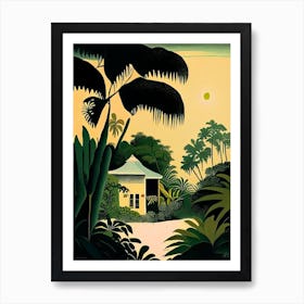 Little Cayman Cayman Islands Rousseau Inspired Tropical Destination Art Print