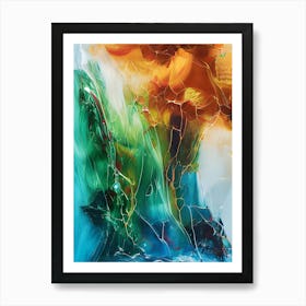 Colorful Abstract Art Art Print