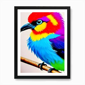 Colorful Bird-Reimagined 20 Art Print