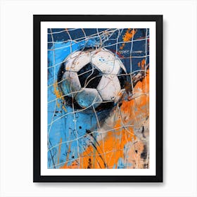 Soccer Ball football  sport Art Print