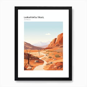 Larapinta Trail Australia 2 Hiking Trail Landscape Poster Art Print
