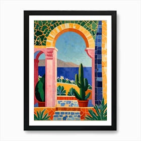 Cactus Garden 1 Art Print