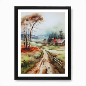 Country Road.1 Art Print