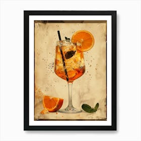 Aperol Spritz Art Print 389 Art Print