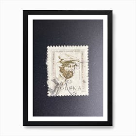 Postage Stamp Of Poland 6 Art Print