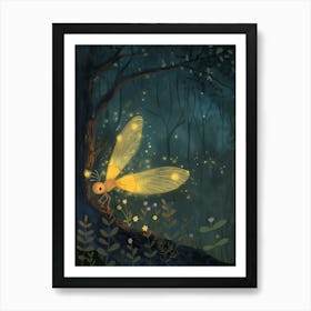 Fairy In The Forest Art Print