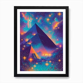 Egyptian Pyramids Art Print